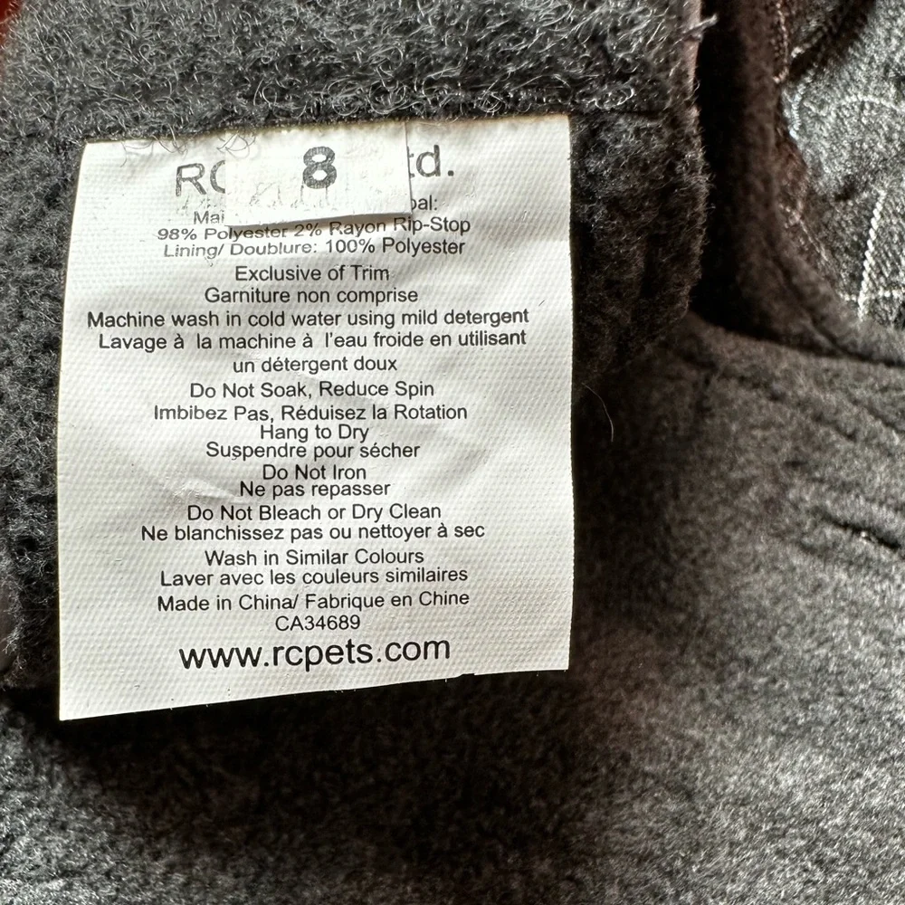 Gray Plaid Dog Coat hoodie